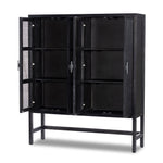 Caprice Black Wash Mango Cabinet | ready to ship!