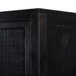Caprice Black Wash Mango Narrow Cabinet | shipping 6/3/2025