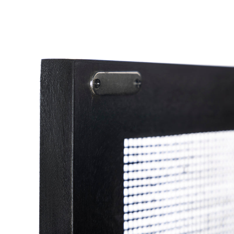 Caprice Black Wash Mango Narrow Cabinet | shipping 6/3/2025