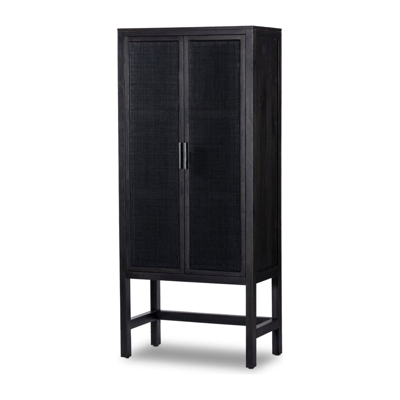 Caprice Black Wash Mango Narrow Cabinet | shipping 6/3/2025