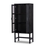 Caprice Black Wash Mango Narrow Cabinet | shipping 6/3/2025