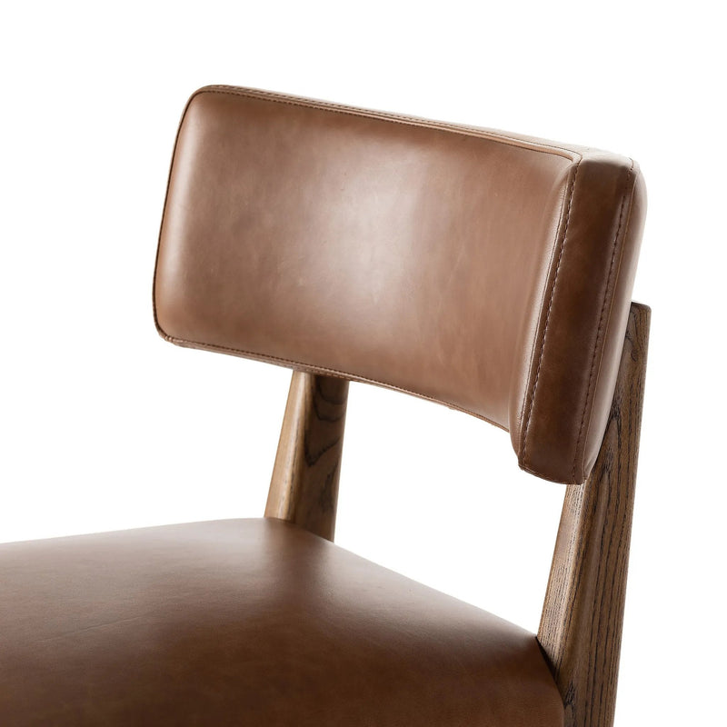Cardell Sonoma Chestnut Swivel Bar + Counter Stool