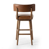 Cardell Sonoma Chestnut Swivel Bar + Counter Stool
