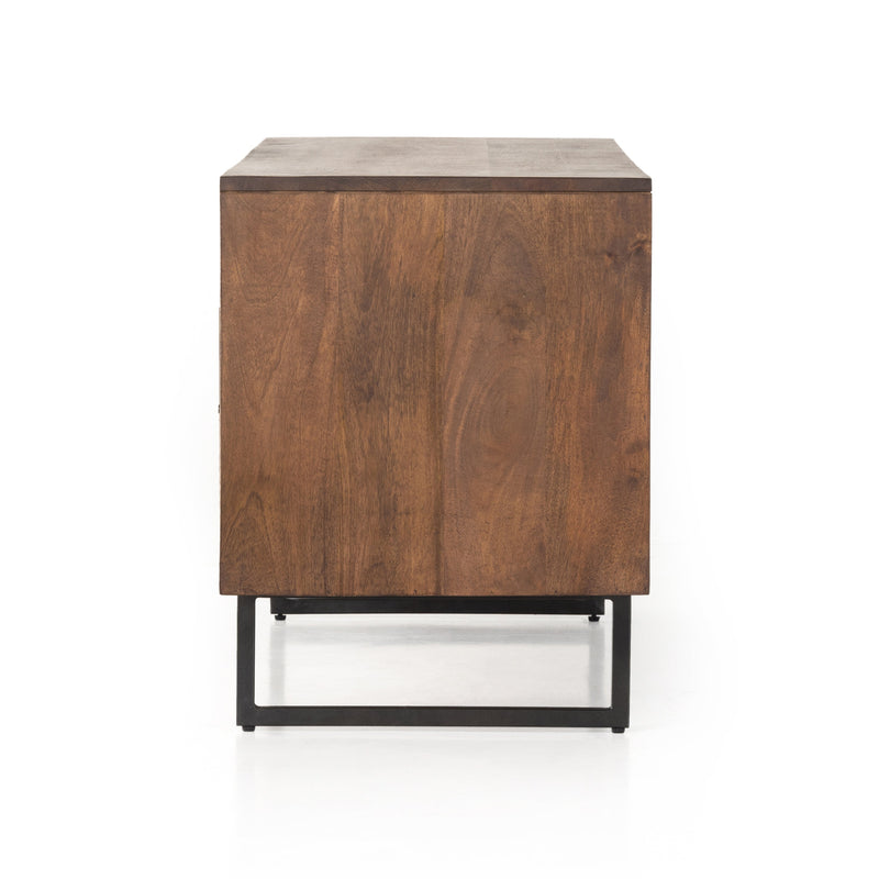 Carmel Brown Wash Media Console | ready to ship!