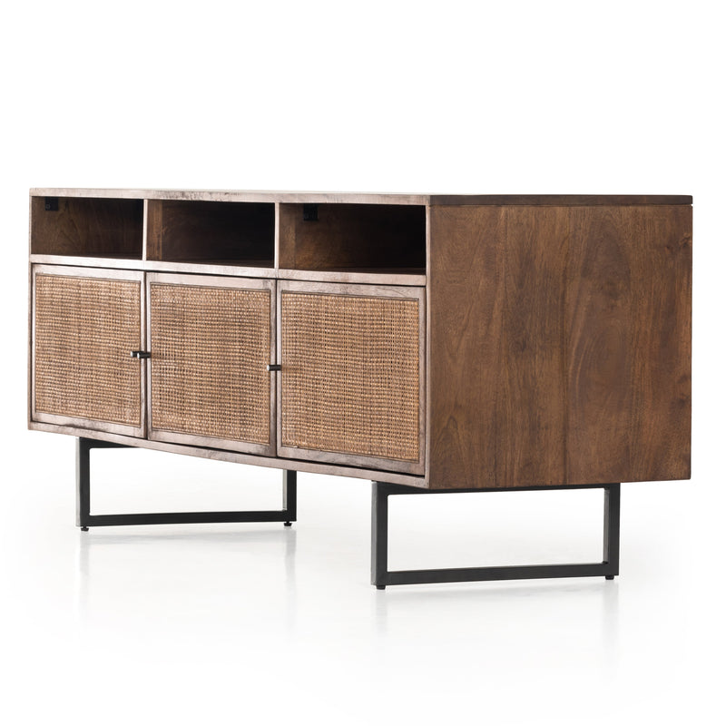 Carmel Brown Wash Media Console | ready to ship!