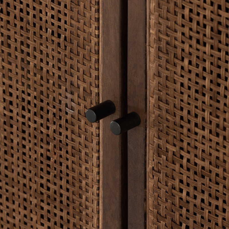 Carmel Brown Wash Small Cabinet | ready to ship!