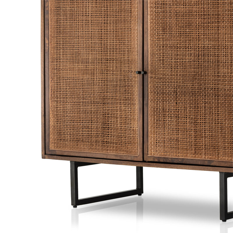 Carmel Brown Wash Small Cabinet | ready to ship!