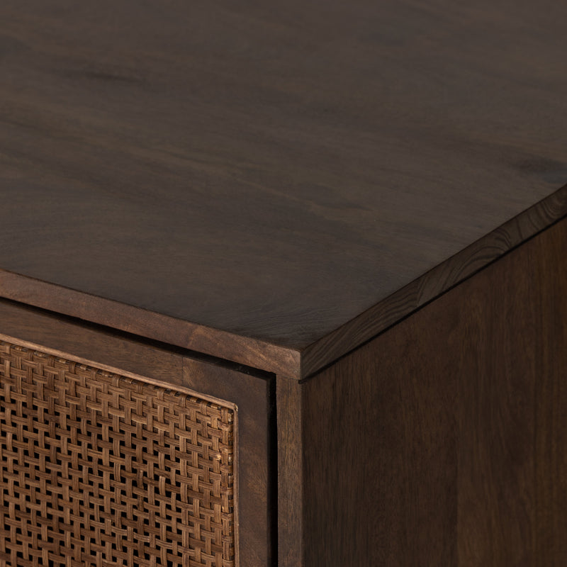 Carmel Brown Wash Small Cabinet | ready to ship!