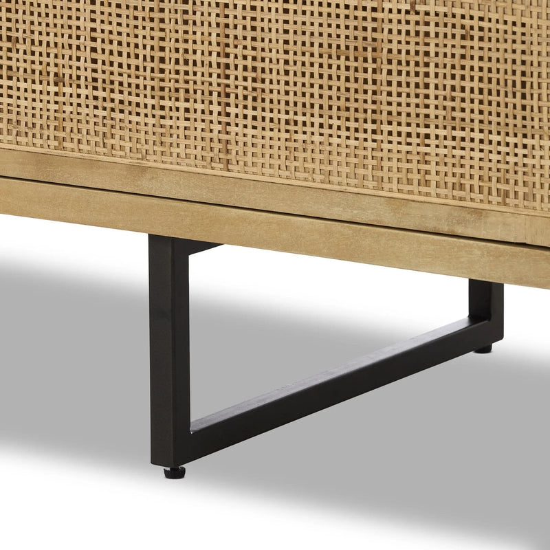 Carmel Natural Cane Sideboard 96" | ready to ship!