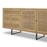 Carmel Natural Cane Sideboard 96" | ready to ship!