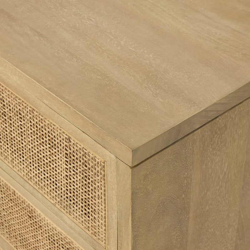 Carmel Natural Cane Sideboard 96" | ready to ship!