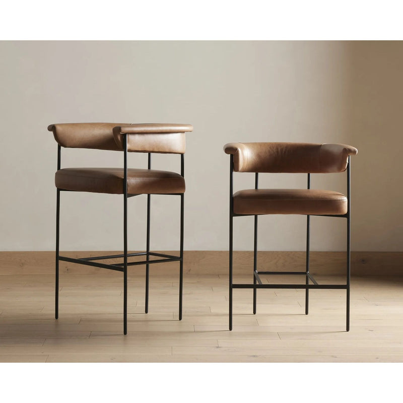 Carrie Chaps Saddle Bar + Counter Stool
