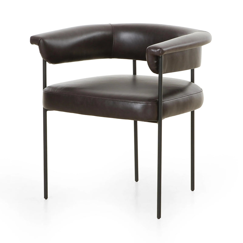 Carrie Sonoma Black Dining Chair | ready to ship!