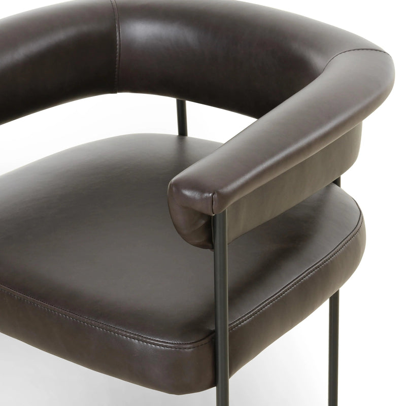Carrie Sonoma Black Dining Chair | ready to ship!