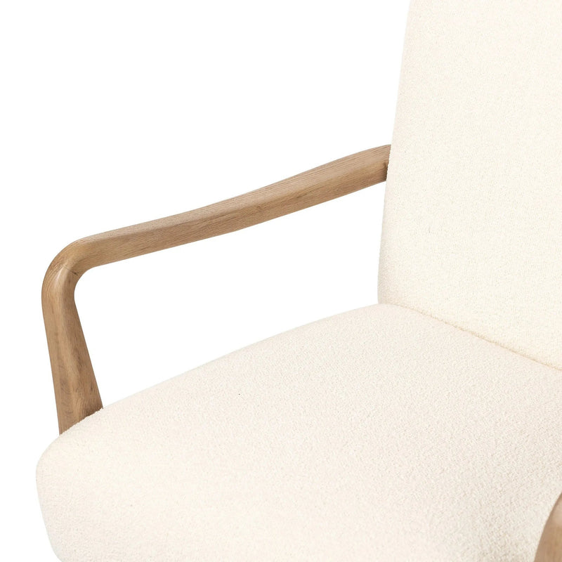 Carson Florence Cream Dining Chair | ready to ship!