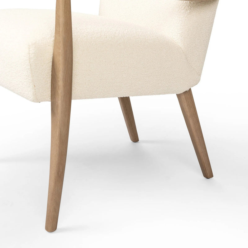 Carson Florence Cream Dining Chair | ready to ship!