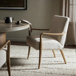 Carson Florence Cream Dining Chair | ready to ship!