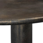 Cary Distressed Bronze Coffee Table | shipping 8/17/2025
