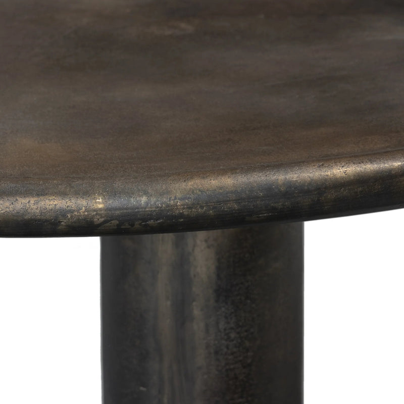 Cary Distressed Bronze Coffee Table | shipping 8/17/2025