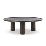 Cary Distressed Bronze Coffee Table | shipping 8/17/2025