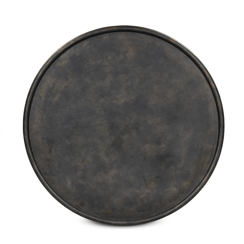 Cary Distressed Bronze Coffee Table | shipping 8/17/2025