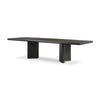 Castro Dark Espresso Reclaimed French Oak Dining Table 118" | shipping 6/27/2025