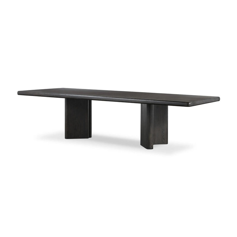 Castro Dark Espresso Reclaimed French Oak Dining Table 118" | shipping 6/27/2025