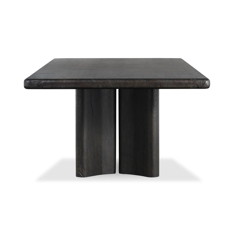 Castro Dark Espresso Reclaimed French Oak Dining Table 118" | shipping 6/27/2025