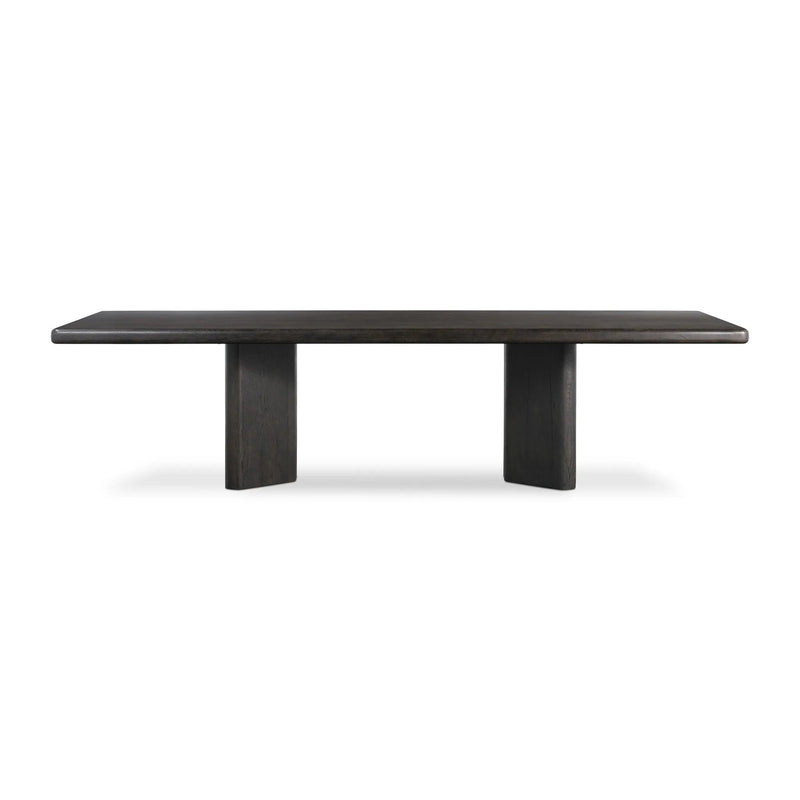 Castro Dark Espresso Reclaimed French Oak Dining Table 118" | shipping 6/27/2025