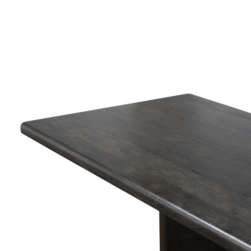 Castro Dark Espresso Reclaimed French Oak Dining Table 118" | shipping 6/27/2025