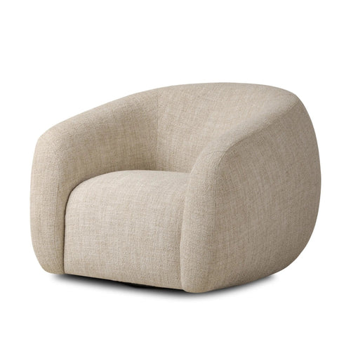 Channing Yuma Cream Swivel Chair | shipping 6/19/2025