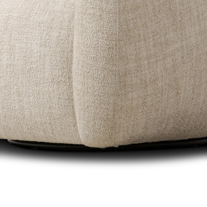Channing Yuma Cream Swivel Chair | shipping 6/19/2025