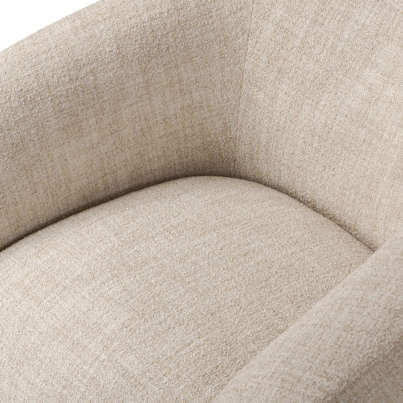 Channing Yuma Cream Swivel Chair | shipping 6/19/2025