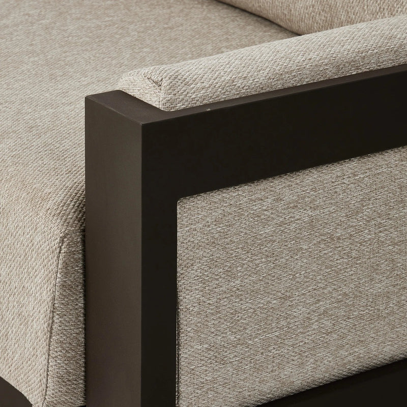 Chapman Concha Fog Outdoor Metal Sofa | shipping 7/10/2025