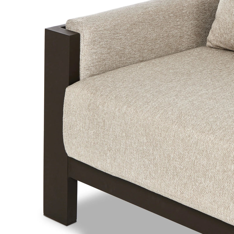Chapman Concha Fog Outdoor Metal Sofa | shipping 7/10/2025