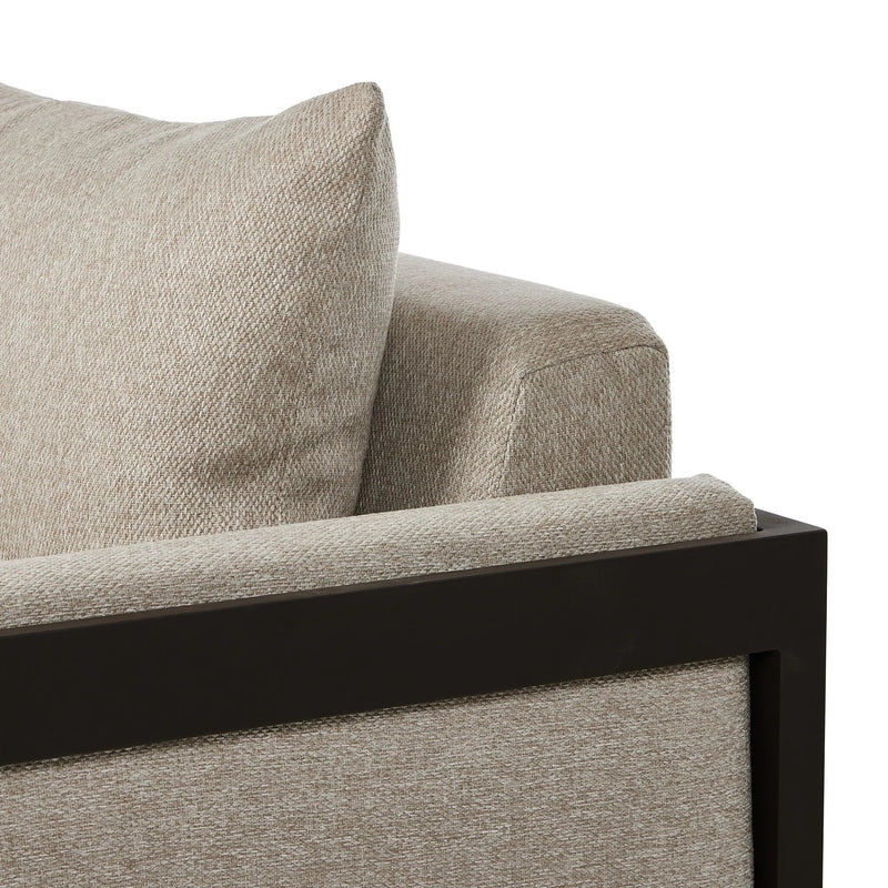 Chapman Concha Fog Outdoor Metal Sofa | shipping 7/10/2025
