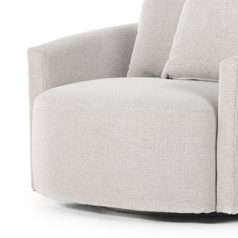 Chloe Delta Bisque Swivel Chair | ready to ship!