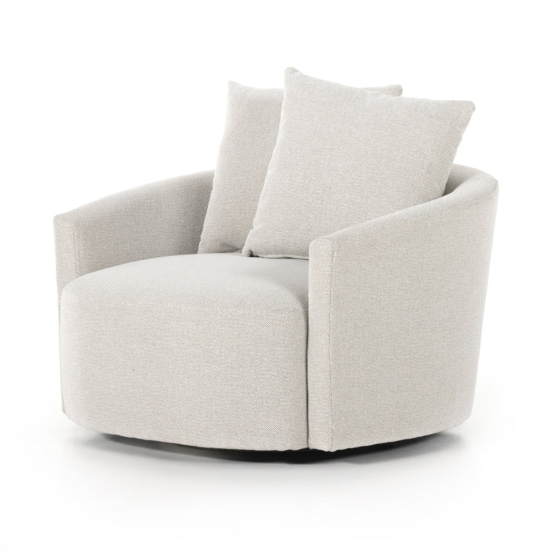 Chloe Delta Bisque Swivel Chair | ready to ship!