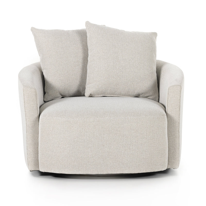 Chloe Delta Bisque Swivel Chair | ready to ship!