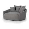 Chloe Fallon Charcoal Media Lounger | ready to ship!