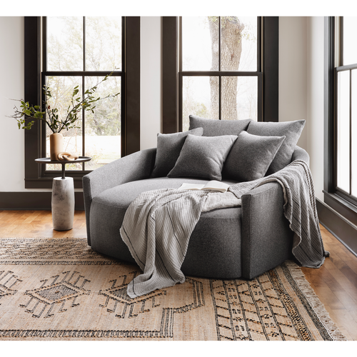 Chloe Gibson Smoke Media Lounger | ready to ship!