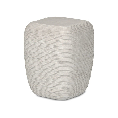 Cirri Smooth Lunar Concrete End Table | ready to ship!