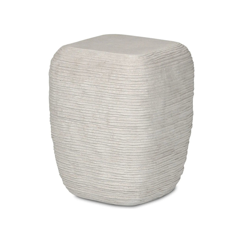 Cirri Smooth Lunar Concrete End Table | ready to ship!