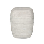 Cirri Smooth Lunar Concrete End Table | ready to ship!