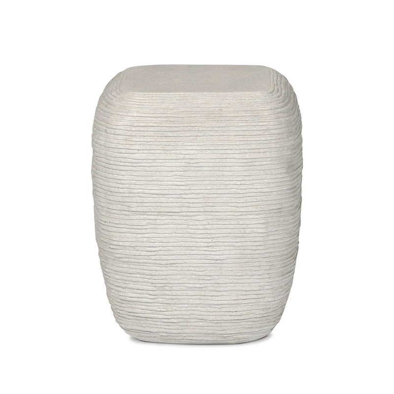 Cirri Smooth Lunar Concrete End Table | ready to ship!
