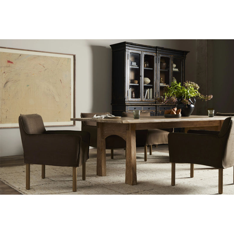 Clanton Aged Light Pine Dining Table | shipping 8/16/2025