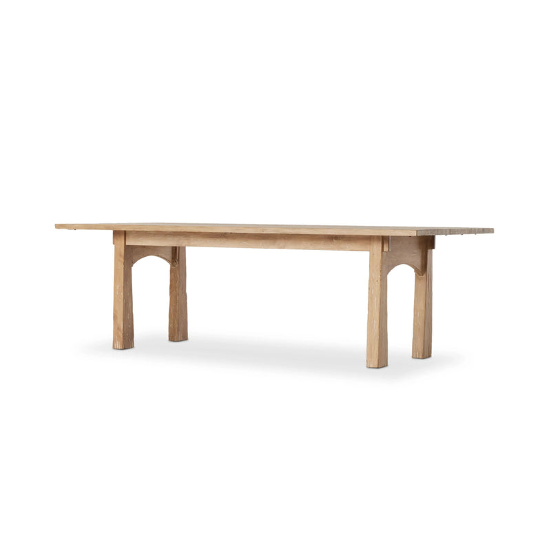 Clanton Aged Light Pine Dining Table | shipping 8/16/2025