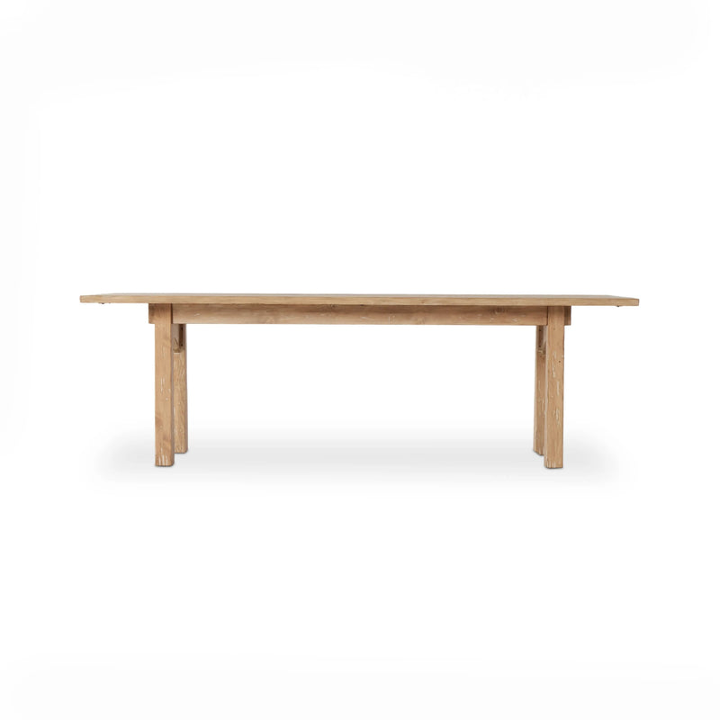 Clanton Aged Light Pine Dining Table | shipping 8/16/2025