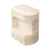 Clementine Textured Sandy Grey End Table | shipping 6/19/2025