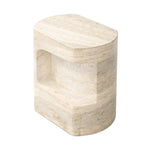 Clementine Textured Sandy Grey End Table | shipping 6/19/2025